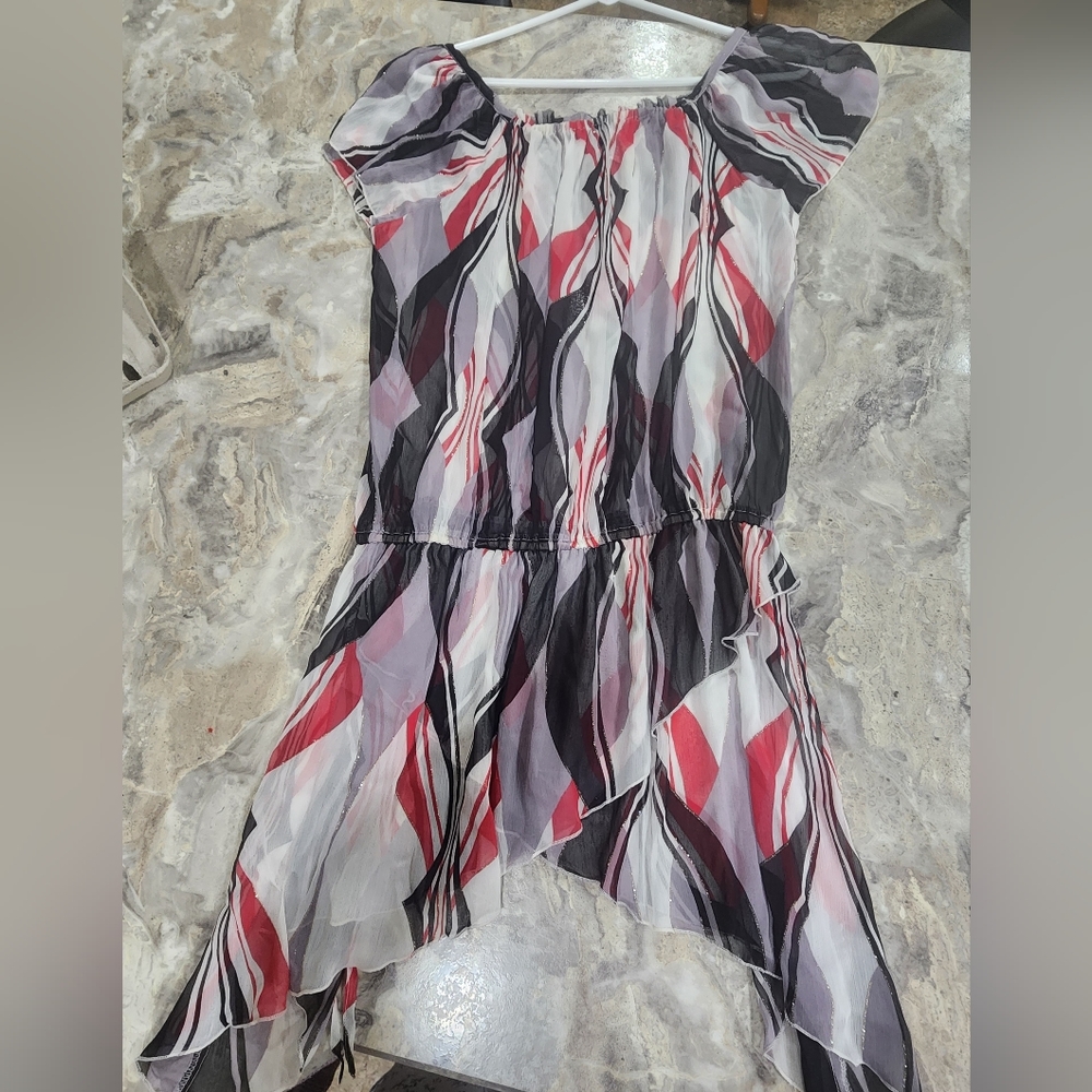 Funky people sheer cover up dress. 7Jr